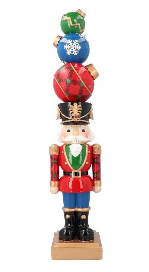 Merry Moments CHRISTMAS Dziadek do Orzechów 61 cm LED / Bombki