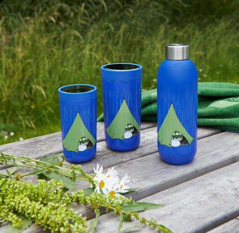 Stelton TO GO Kubek Termiczny 200 ml MUMINKI Niebieski