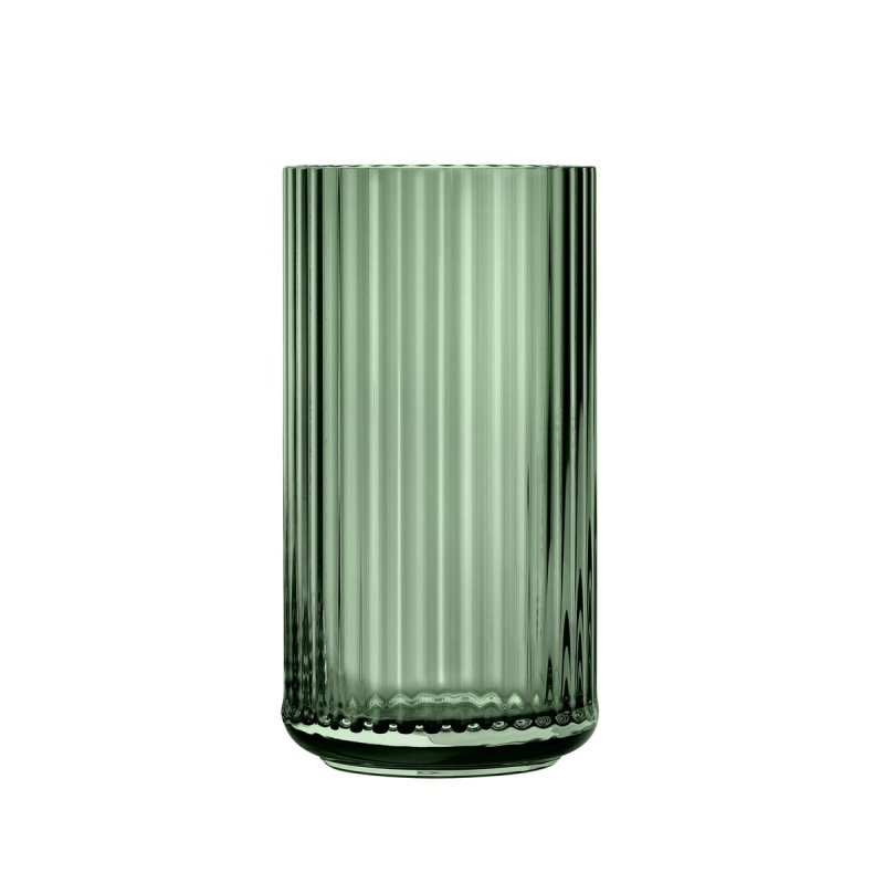Lyngby Porcelain LYNGBY Wazon Szklany 20 cm Zielony