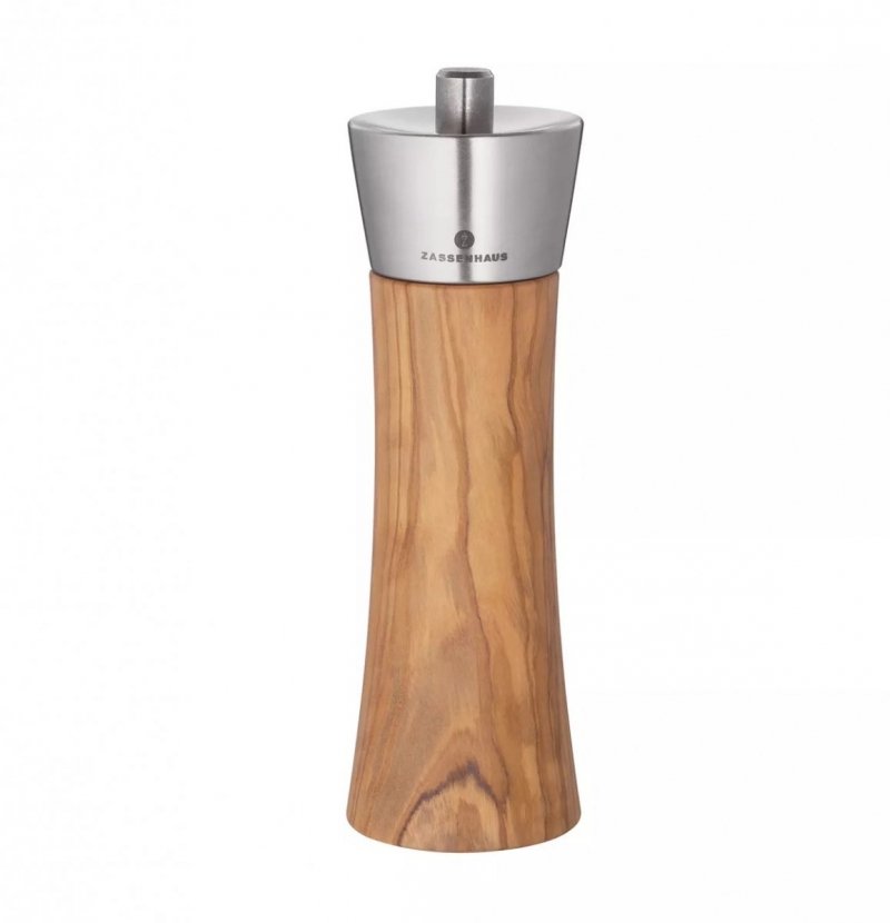 Zassenhaus AUGSBURG Drewniany Młynek do Soli 18 cm Drewno Oliwne