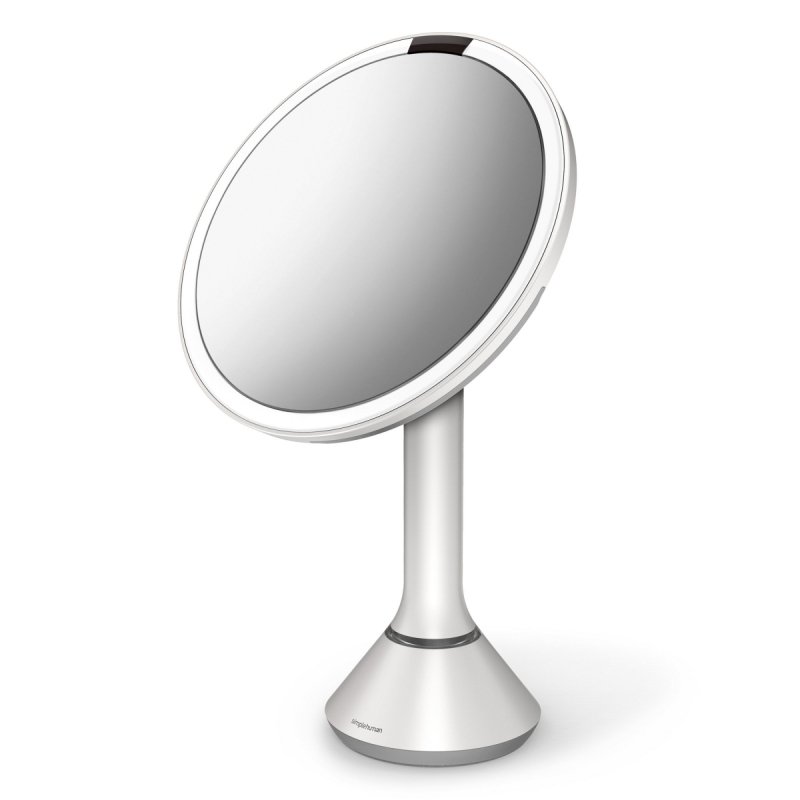 simplehuman SENSOR Lustro Kosmetyczne do Makijażu - Powiększające, z Podświetleniem / Białe