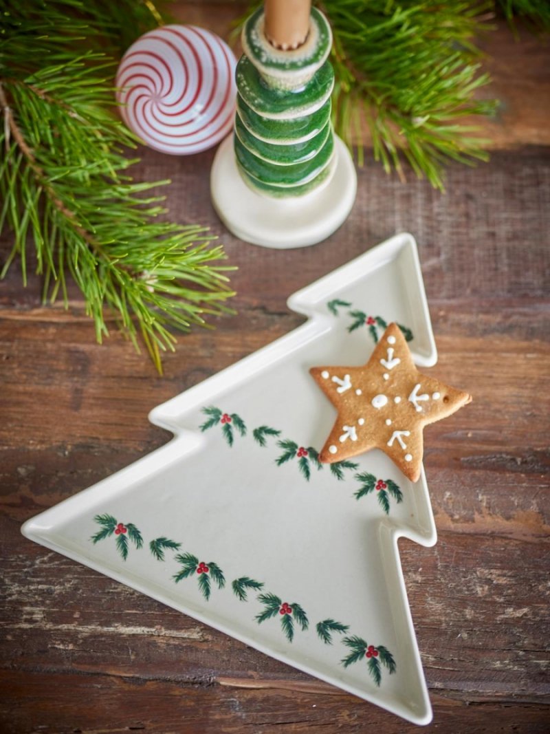 Talerz Berry Bloomingville w kształcie choinki