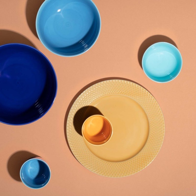 Lyngby Porcelain RHOMBE COLOR Miska 11 cm Różowa