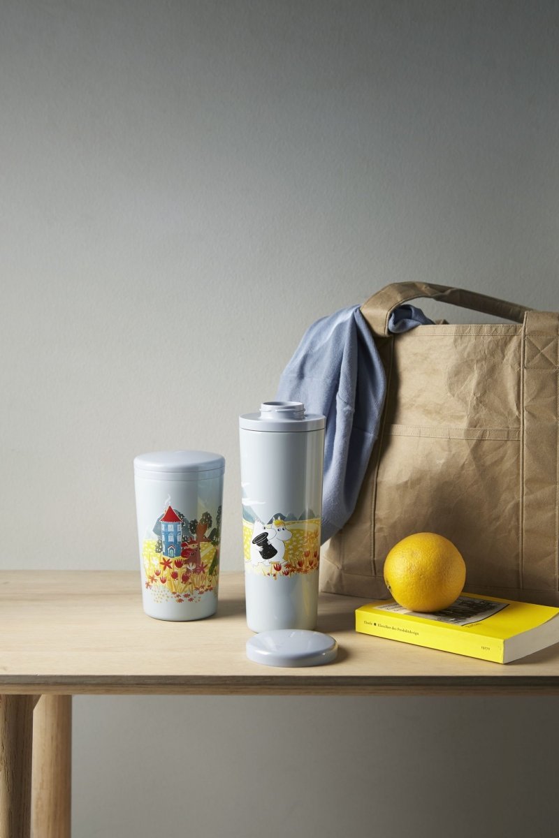 Stelton CARRIE Kubek Termiczny 500 ml MUMINKI / Szaroniebieski