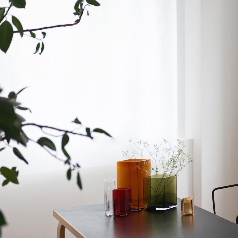 Iittala RUUTU Wazon do Kwiatów 18 cm Szary
