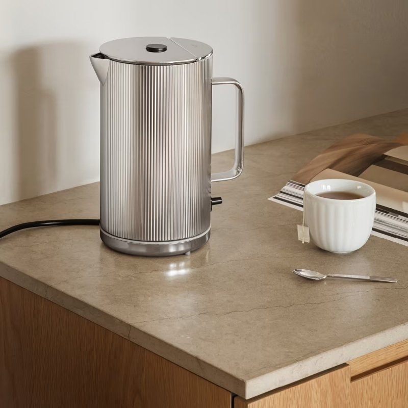 Georg Jensen BERNADOTTE Czajnik Elektryczny 1,5 l Stalowy / Srebrny Błyszczący