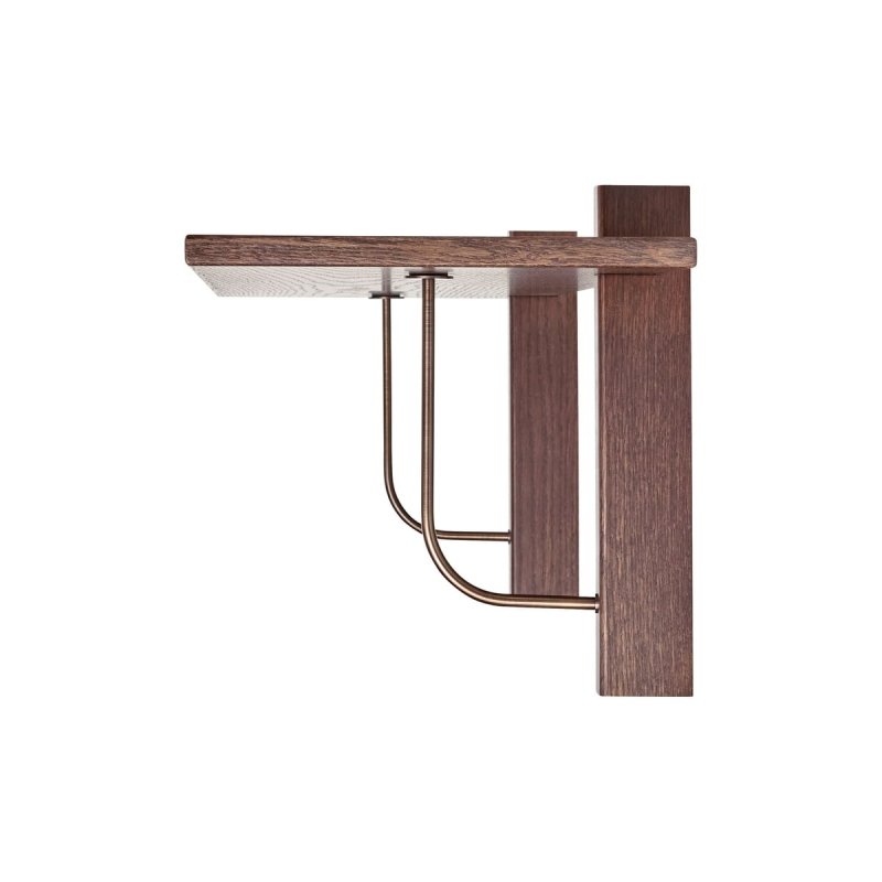 Audo CORBEL Półka Ścienna 100 cm / Ciemny Dąb