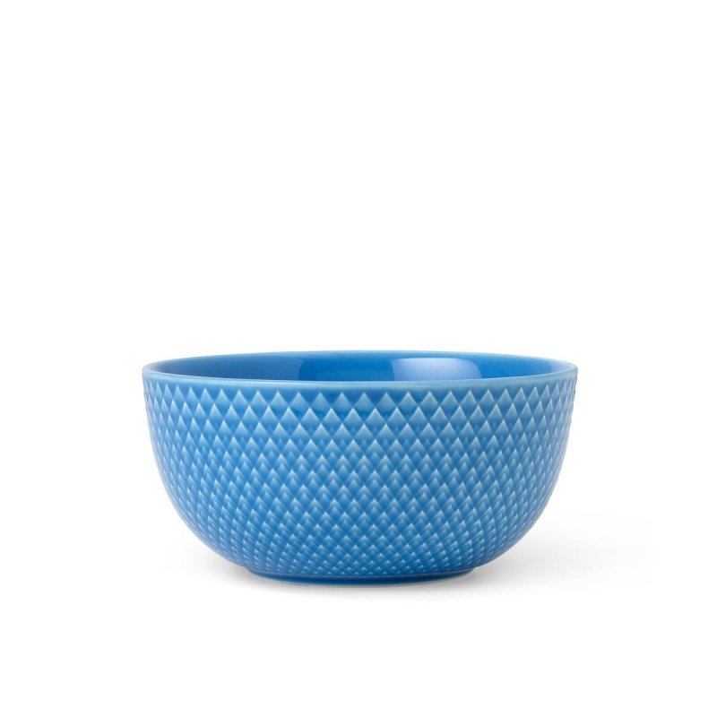 Lyngby Porcelain RHOMBE COLOR Miska 13 cm Niebieska