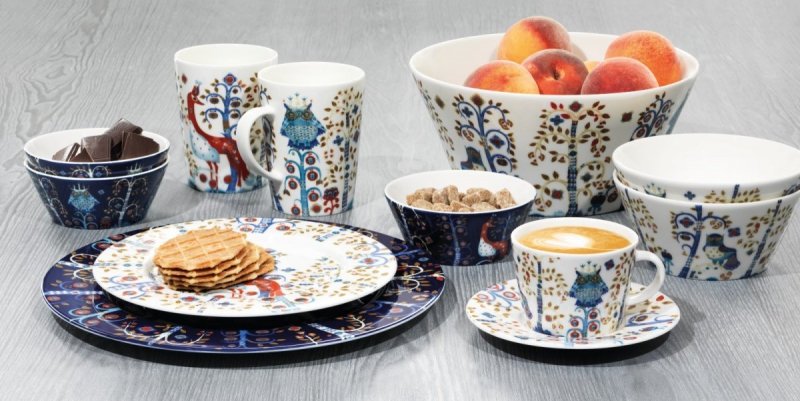 Iittala TAIKA Talerz Płaski 27 cm Czerwony