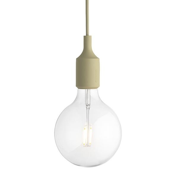 Muuto E27 Lampa Żarówka LED Beige Green / Beżowo-Zielona