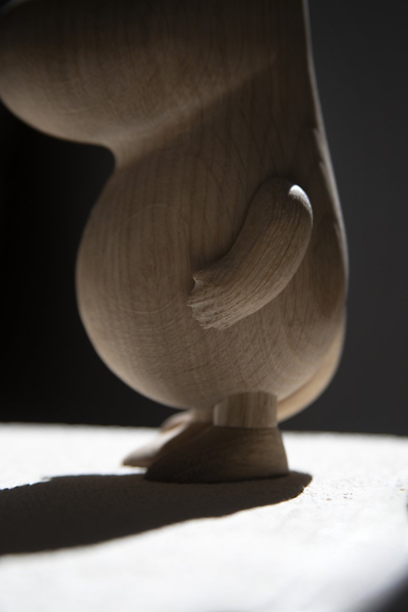 boyhood X MOOMIN Figurka Drewniana Muminek 24 cm Dębowy