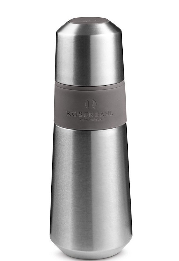 Rosendahl GRAND CRU Stalowy Termos Podróżny 650 ml Szary
