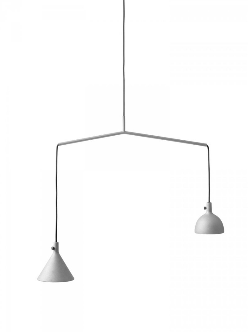 Menu CAST PEDANT SHAPE 4 Lampa Wisząca Podwójna / Szara