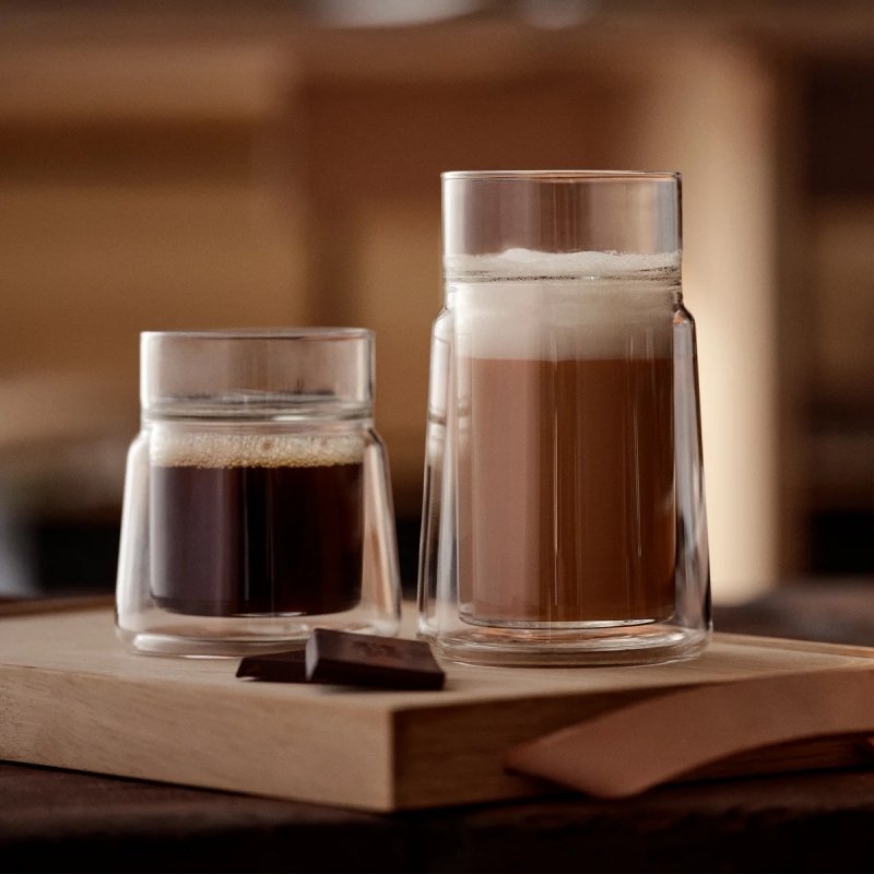 Jacob Jensen THERMAL Szklanka Termiczna z Podwójnymi Ściankami 210 ml / Szara