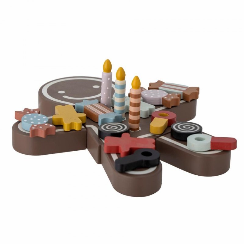 Bloomingville TALA Drewniana Zabawka dla Dzieci / Ludzik Puzzle