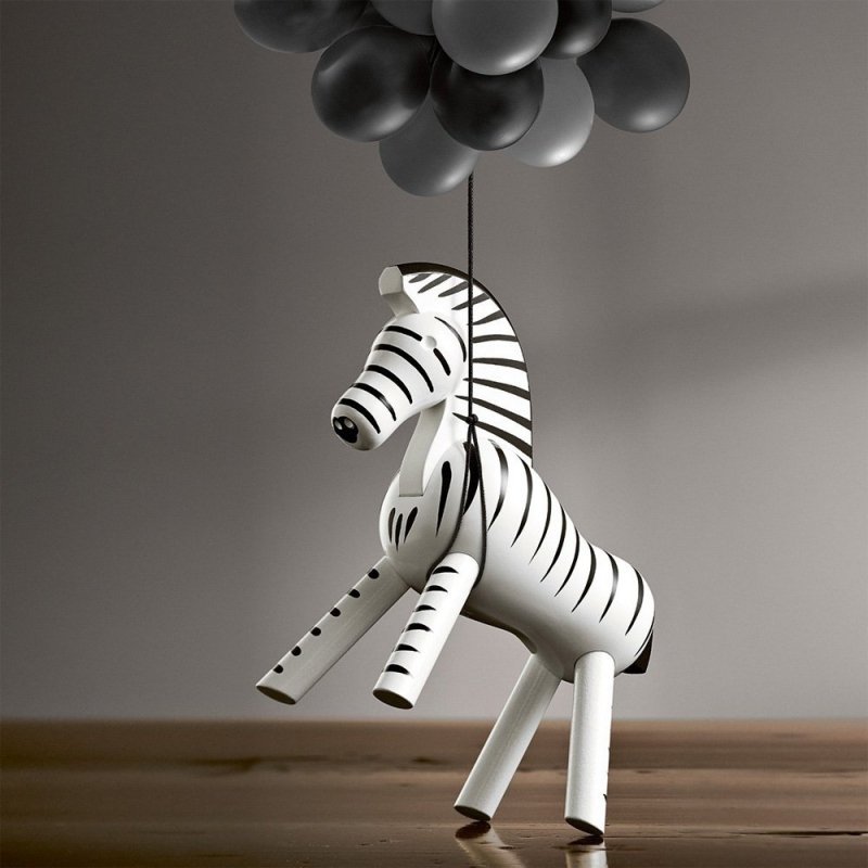 Kay Bojesen ZEBRA Figurka Drewniana Zebry