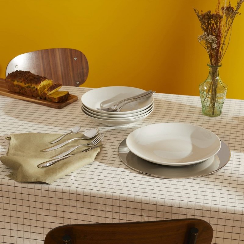 Alessi SG43 Stalowa Podstawka pod Talerz 33 cm  / Srebrna