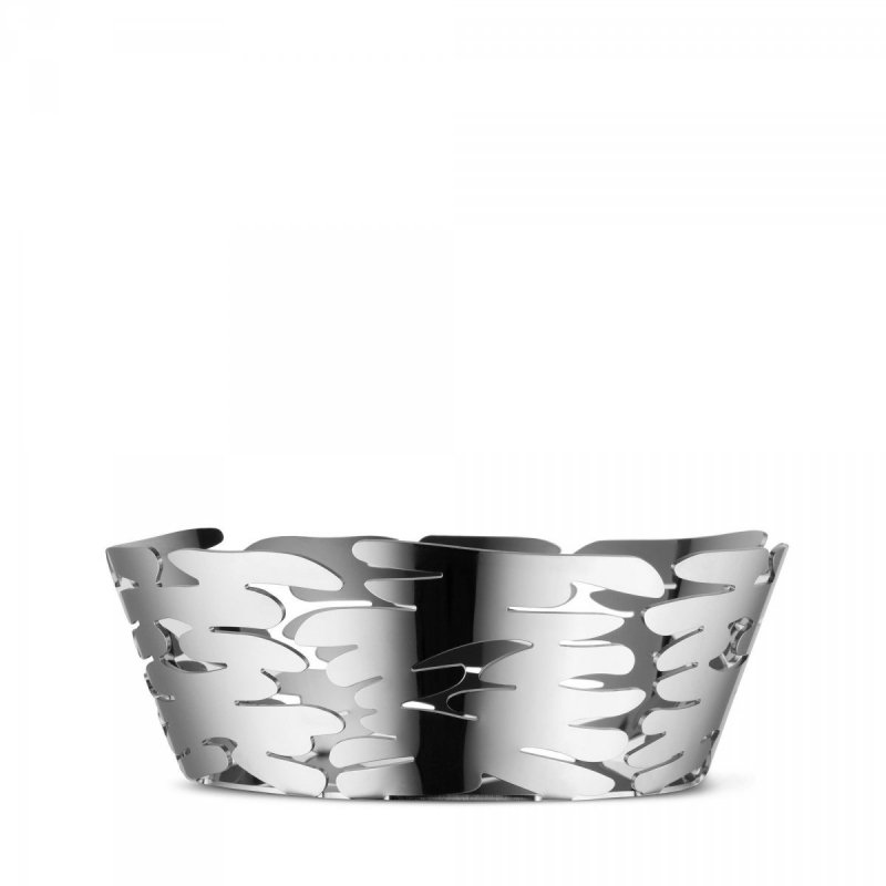 Alessi BARKET Misa - Kosz na Owoce 18 cm Srebrny