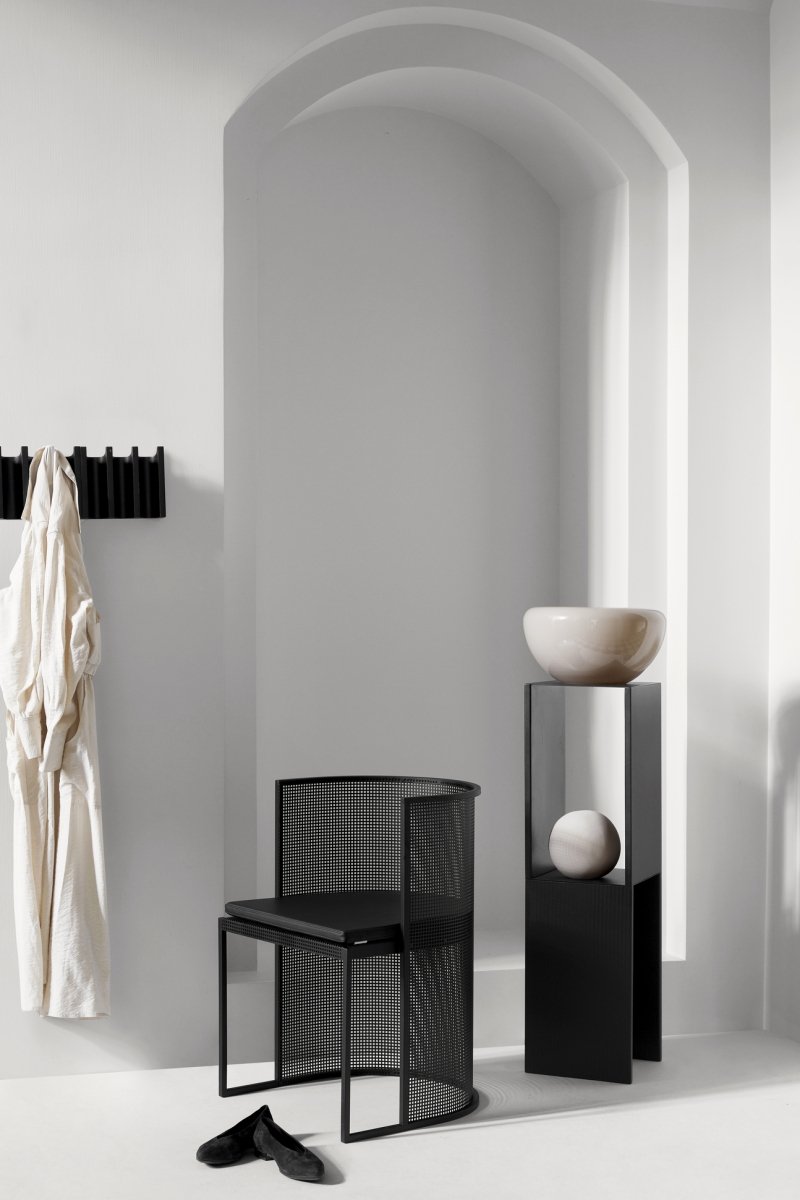 Kristina dam studio BAUHAUS Krzesło Ogrodowe / Czarne
