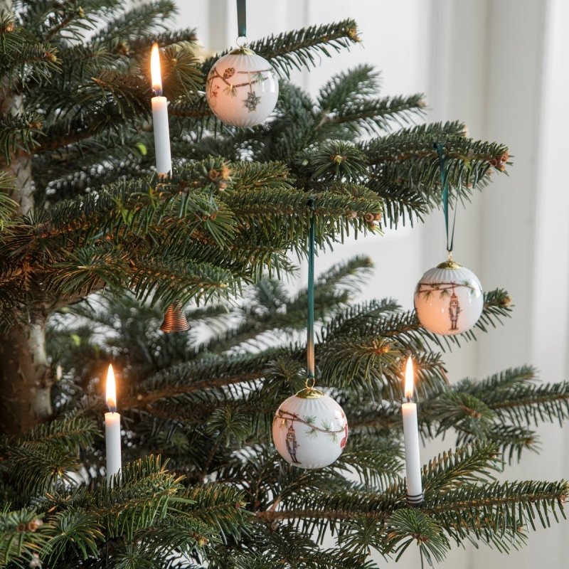 Kähler HAMMERSHØI CHRISTMAS Bombka Porcelanowa 2019
