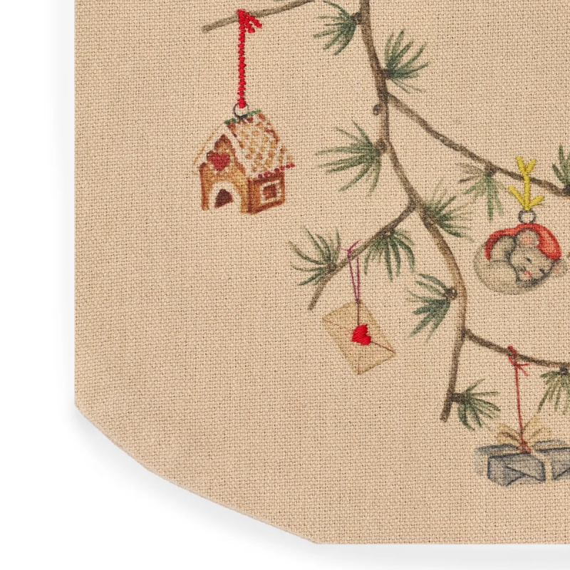 Elegancka skarpeta świąteczna Kähler do zawieszenia na kominku