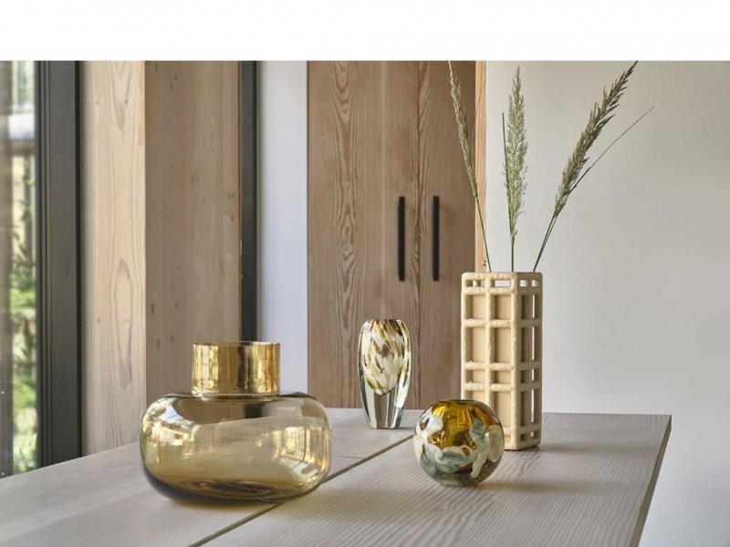Villa Collection LYNG Wazon do Kwiatów 30 cm Piaskowy