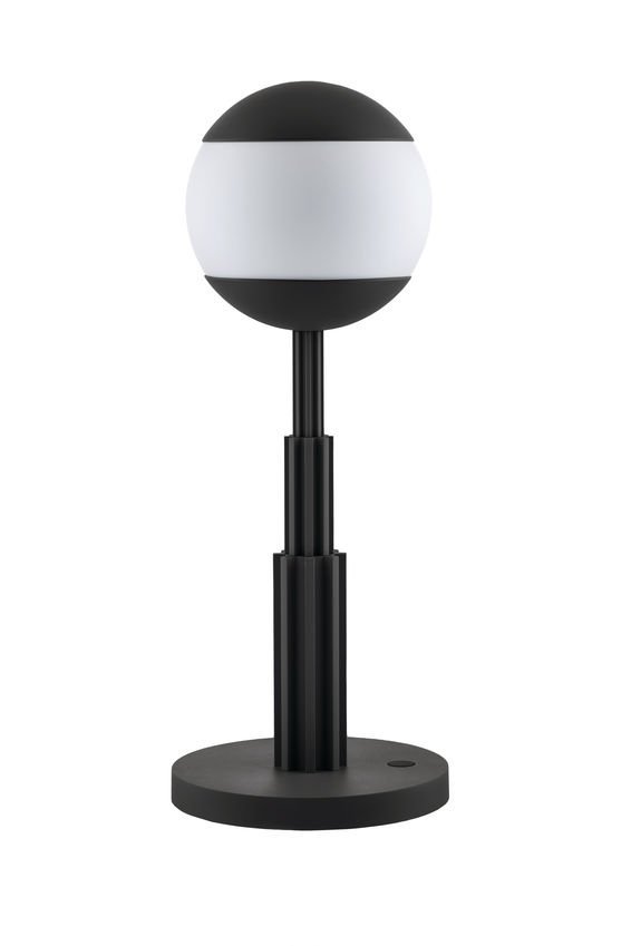 Alessi ALDO ROSSI Bezprzewodowa Lampa Stołowa / Czarna