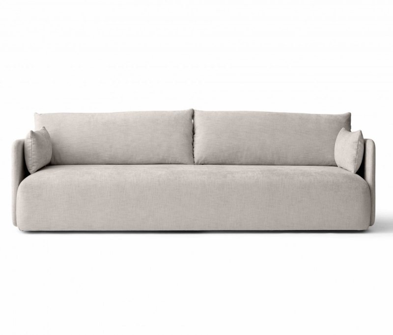 Menu OFFSET Sofa Potrójna - Tkanina Kvadrat Odcień Jasnoszary