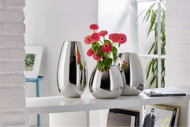 Philippi ANAIS Wazon do Kwiatów 18 cm Polerowany