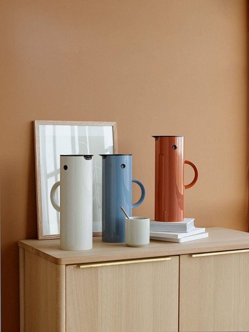 Stelton EM77 Termos Stołowy - Dzbanek Termiczny 1 l Piaskowy / Sand