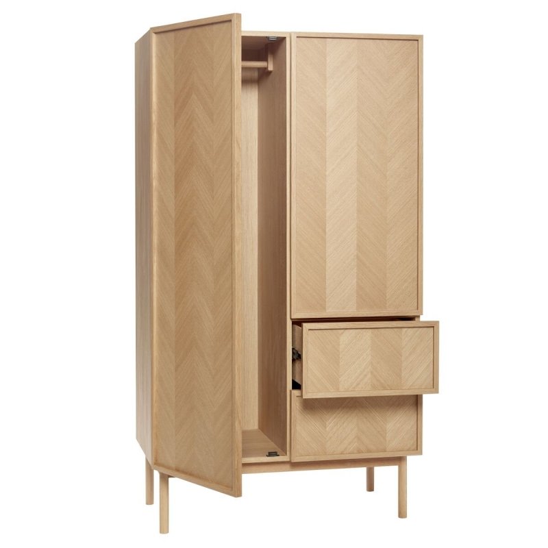 Hubsch OAK Szafa z Drewna Dębowego 180 cm