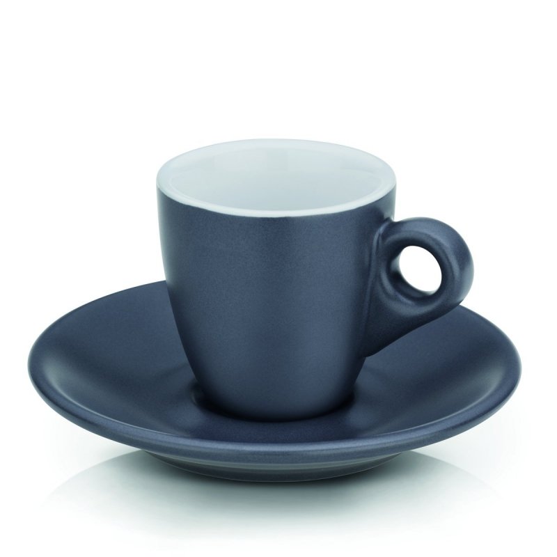 Kela MATTIA Filiżanki do Kawy Espresso 50 ml 2 Szt. Szare
