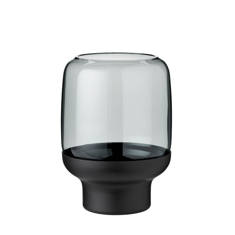 Stelton HOOP Świecznik Tealight 14 cm Czarny