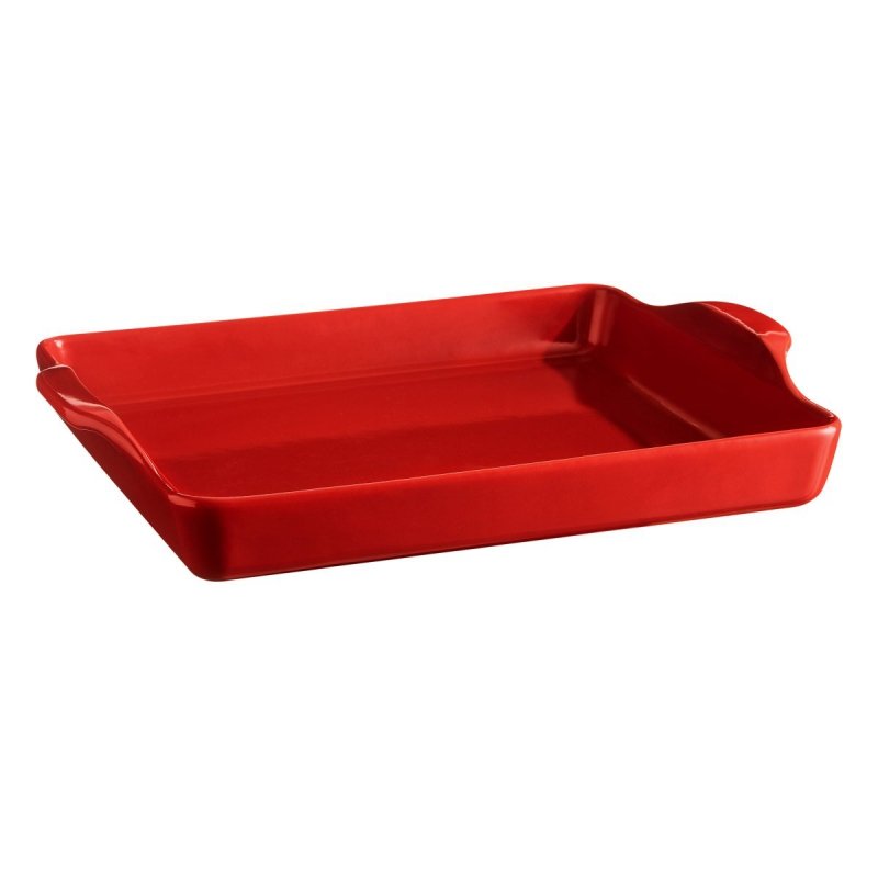 Emile Henry KITCHEN Ceramiczna Forma do Wypieku Focaccii / Czerwona