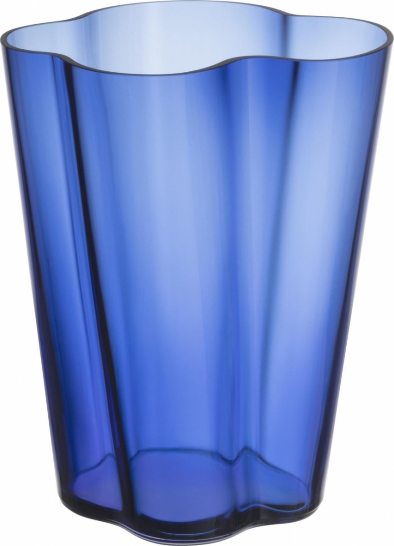 Iittala AALVAR AALTO Wazon do Kwiatów 27 cm / Niebieski Ultramaryna