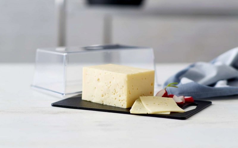 Funktion KITCHEN Pojemnik z Pokrywką i Deską na Ser - Czarny