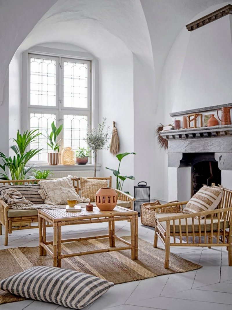 Bloomingville SOLE Fotel Ogrodowy / Bambusowy