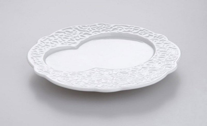 Alessi DRESSED Talerz Śniadaniowy 16 cm 4 Szt. / Biały