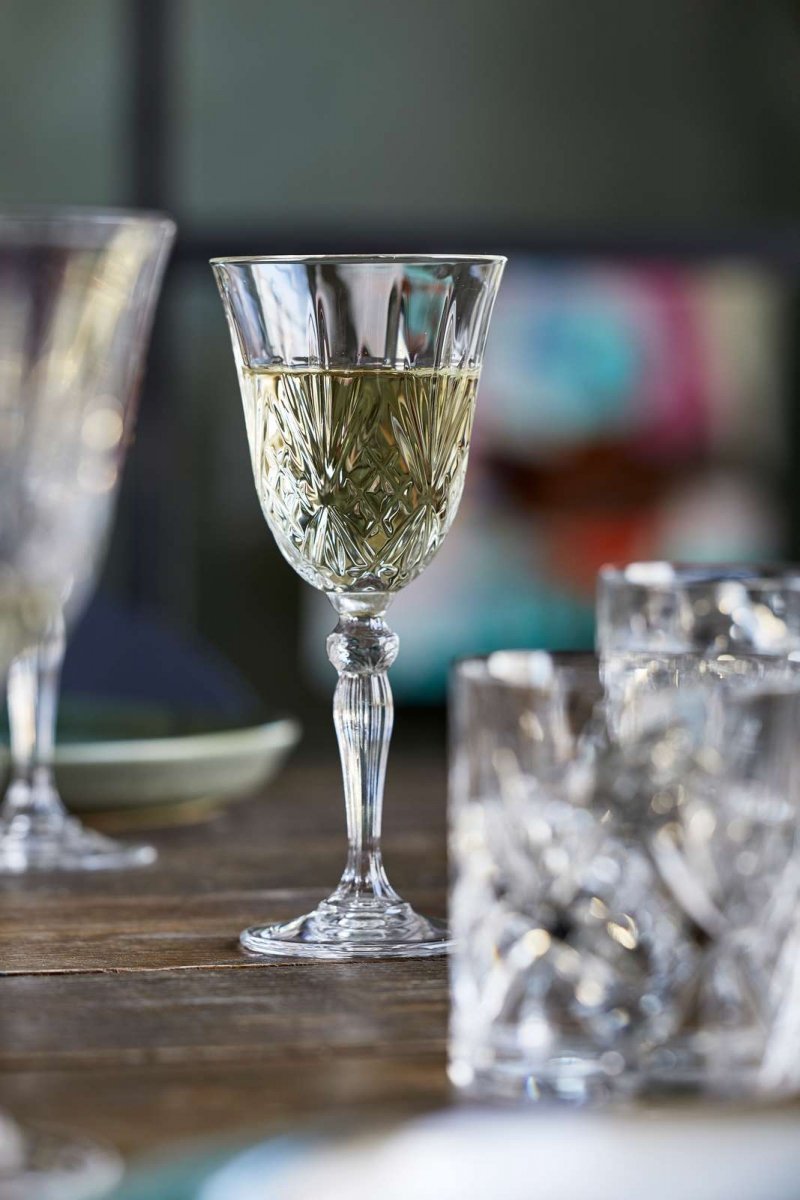 Lyngby Glass MELODIA Kryształowe Kieliszki do Białego Wina 210 ml 4 Szt.