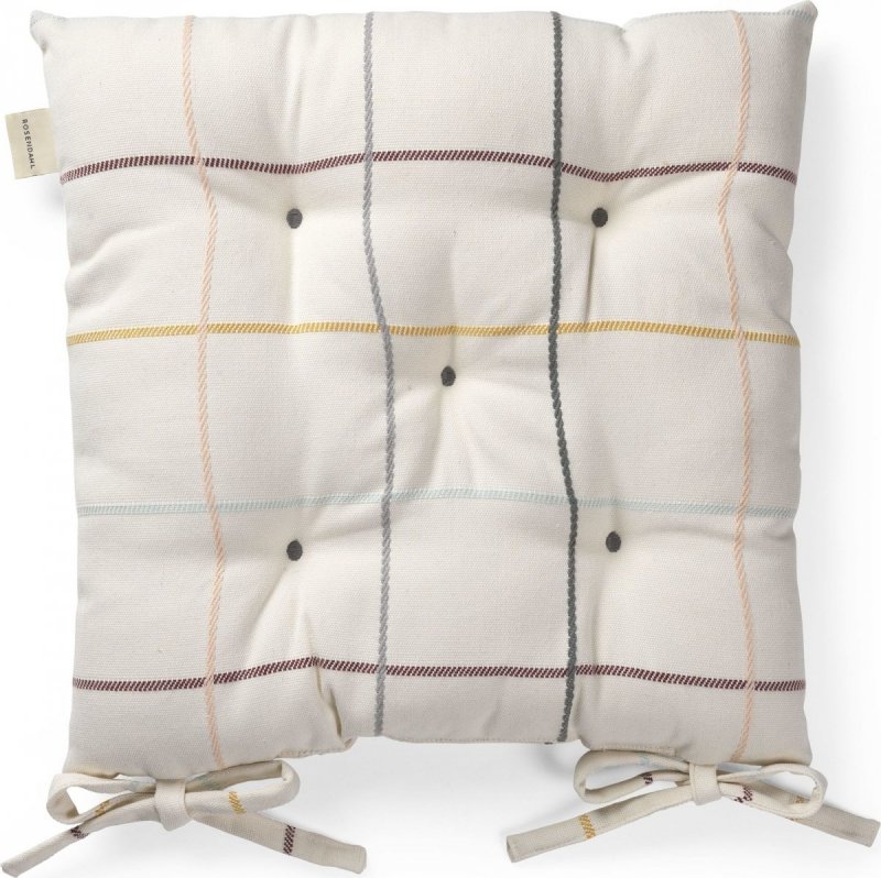 Rosendahl OUTDOOR Poduszka na Krzesło 40x40 cm Niska / Kratki