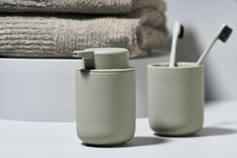 ZONE Denmark UME Kosz na Śmieci Łazienkowy 4 l Pastelowy Zielony -  Eucalyptus Green