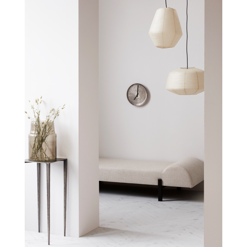 House Doctor CURVA Zegar Ścienny 30 cm / Srebrny Oksydowany