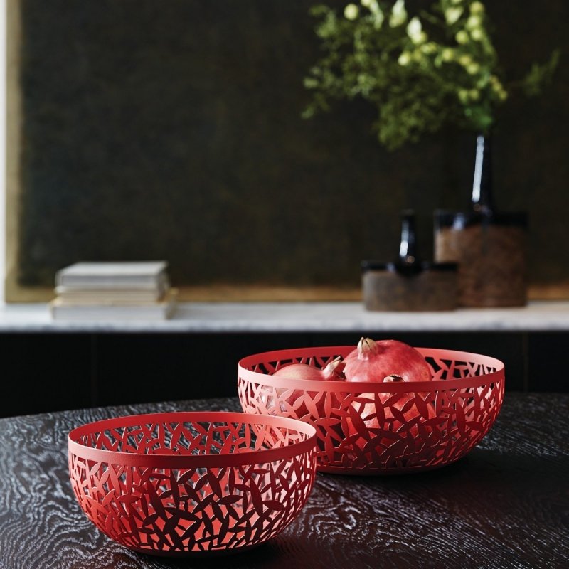 Alessi CACTUS Misa na Owoce 29 cm Czerwona