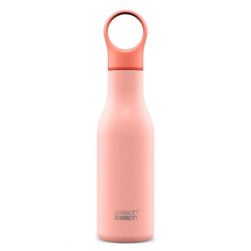 Joseph Joseph LOOP Stalowa Butelka Termiczna 500 ml Różowa
