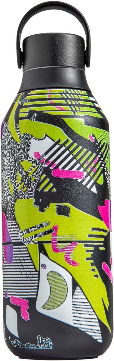 Chilly's SERIES 2 Stalowa Butelka Termiczna 500 ml z Grafiką / Studio Concrete Jungle
