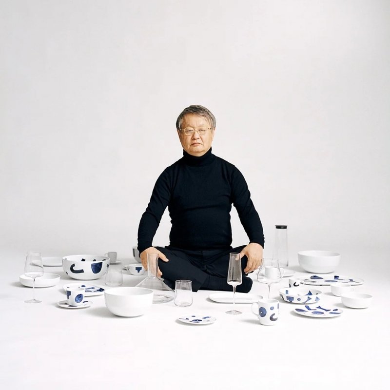Alessi ITSUMO YUNOKI Miska 14 cm 4 Szt. / Biała Zdobiona