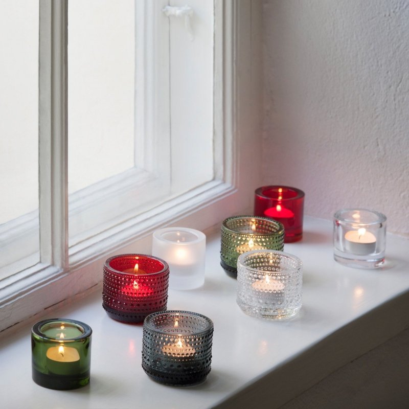 Iittala KIVI Świecznik Tealight / Szary