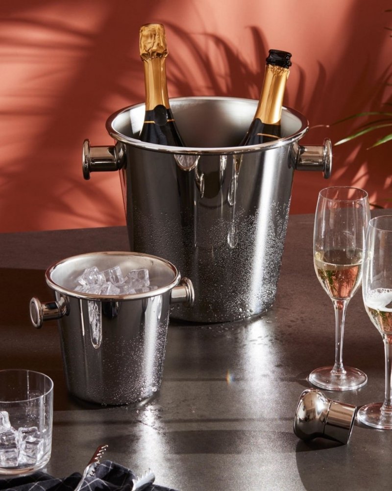 Alessi 5052 Cooler - Stalowy Kubełek do Wina, Szampana