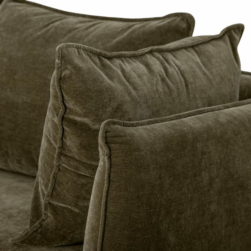 Bloomingville AUSTIN Sofa Tapicerowana / Ciemnozielona