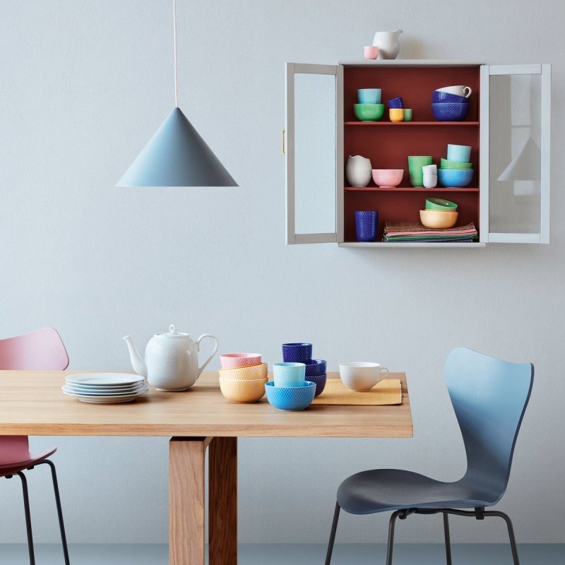 Lyngby Porcelain RHOMBE COLOR Kieliszek do Jajka - Granatowy